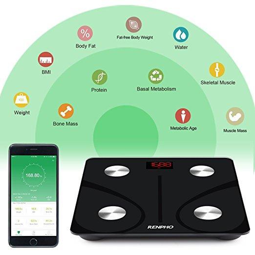 RENPHO Smart WiFi Scale for Body Weight, Digital Bluetooth Weight Scale